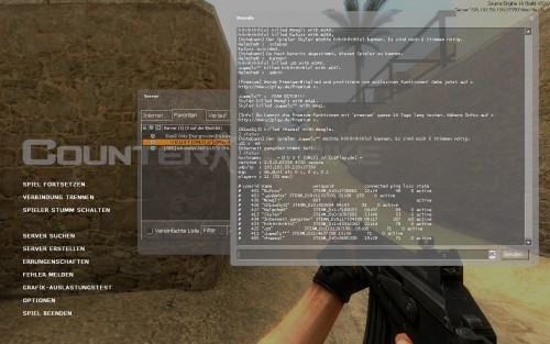 Status screenshot